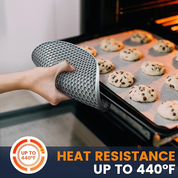 Silicone Trivet Mats 4 Heat Resistant Pot Holders Multipurpose Non-Slip Hot Pads - Image 7