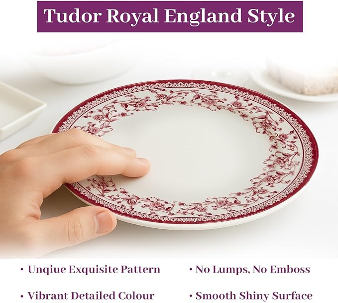 12-Piece Porcelain Dinnerware Set - Image 4