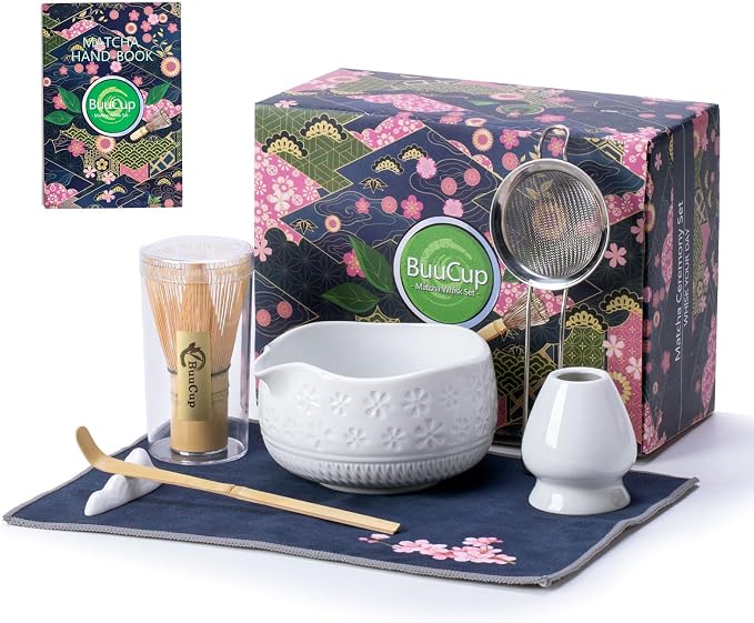 Buucup Matcha Whisk Set, Ceramic Kit by Buucup