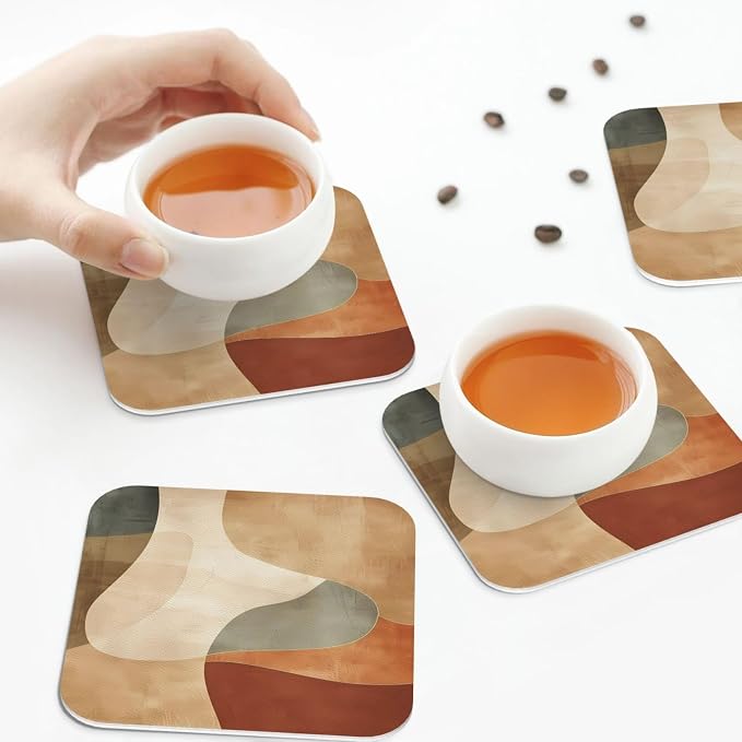 Minimal Abstract Shapes Print Coasters - Image 8