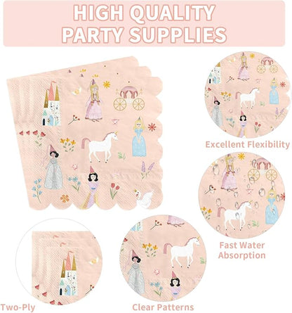 250Pcs Princess Birthday Party Decorations - Image 4