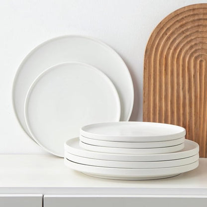Ceramic Dinner Plates, 10.25 Inch, Set - Image 5
