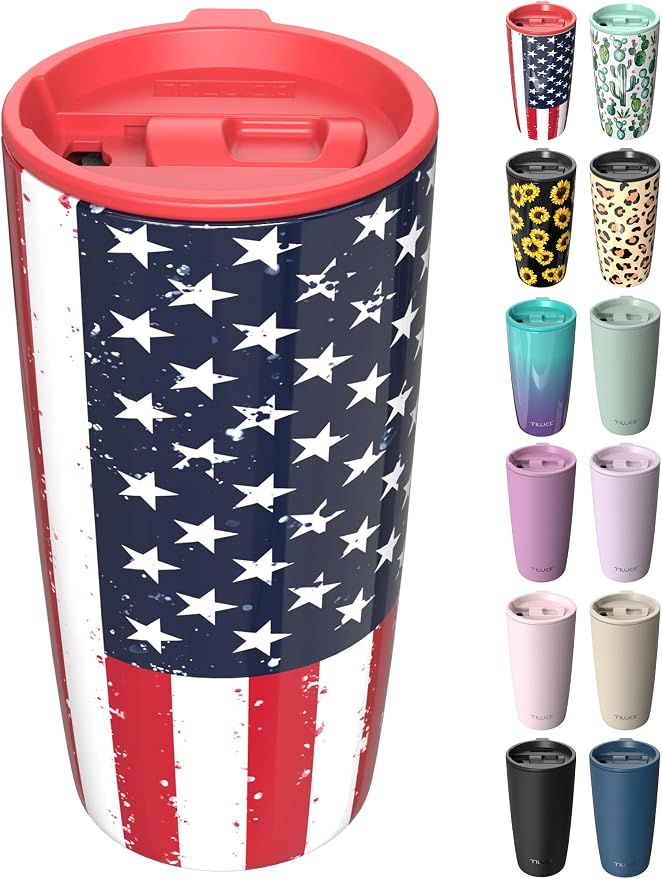 TILUCK 20 oz Insulated Coffee Tumbler by TILUCKBringsGoodLuck