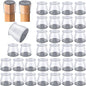 32 Pcs Chair Leg Floor Protectors - Silicone Felt Pads, Scratch-Proof & Noise-Free, Easy Smooth Moving, Large Size (Fits Round Chair Legs: 1-5/16" to 2" Diameter)