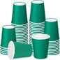 50 Pack 8 oz Disposable Paper Cups, Hot/Cold Beverage Drinking Cups by BALDCC