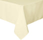sancua Square Tablecloth - 70 x 70 Inch - Water Resistant Spill Proof Washable Polyester Table Cloth, Decorative Fabric Table Cover for Dining Tables, Buffet Parties and Camping, Beige