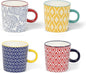 KitchenTour Porcelain Espresso Cups 4 ounce set of 4 by KKitchenTour