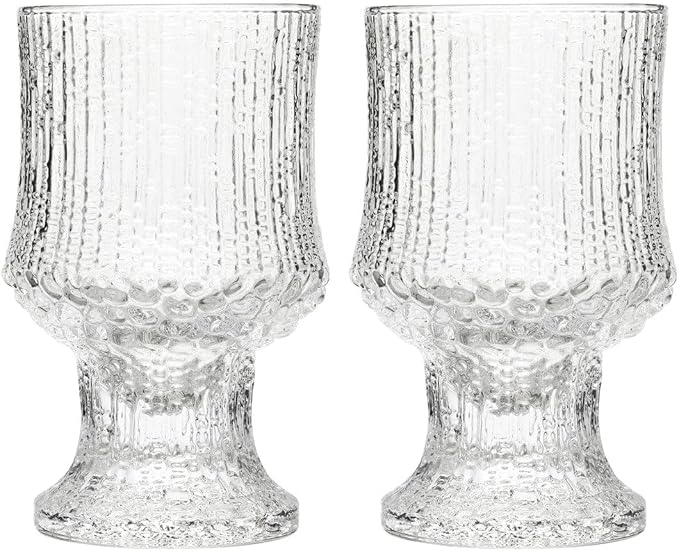 Iittala Ultima Thule Red Wine Glass Pair by Iittala