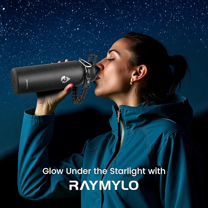 RAYMYLO Insulated Water Bottle 40 oz, Triple Wall Vacuum Stainless Steel | - Image 2