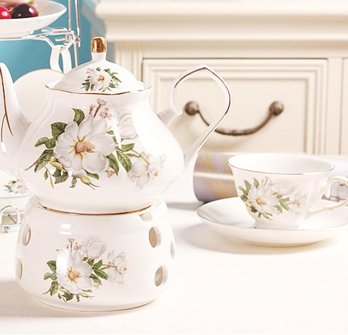 Ceramic Coffee Tea Gift Sets, European Luxury Tea Set, Suitable as A Gift - Image 4