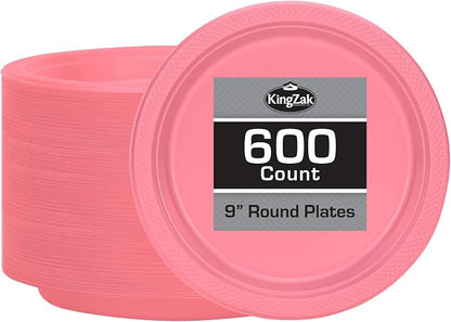 Hanna K. Signature Pink Plastic Plates by HannaKSignature