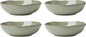 Oneida Organic Shades Sage Green Stoneware Pasta Bowl Set by Oneida