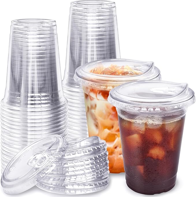 Qinsihwn 16 Oz Plastic Clear Cups by Qinsihwn