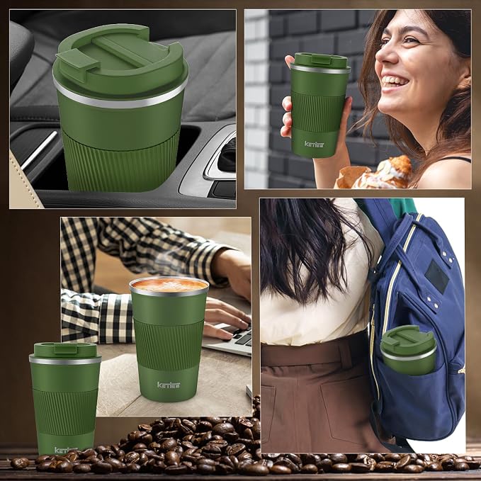 KETIEE Travel Coffee Mug 12oz: Vacuum Insulated Coffee Cup - Image 6