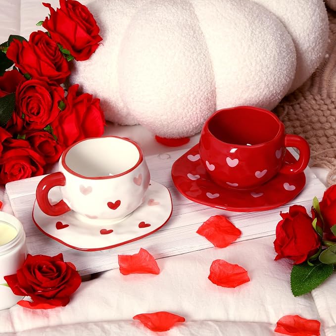 Havawish 2 Pack Valentine's Day Ceramic Coffee Mug - Image 2