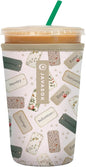 Sok It JavaSok Iced Coffee & Cold Soda Insulated Neoprene Cup Sleeve (Daily Intentions, Medium: 22-28oz)