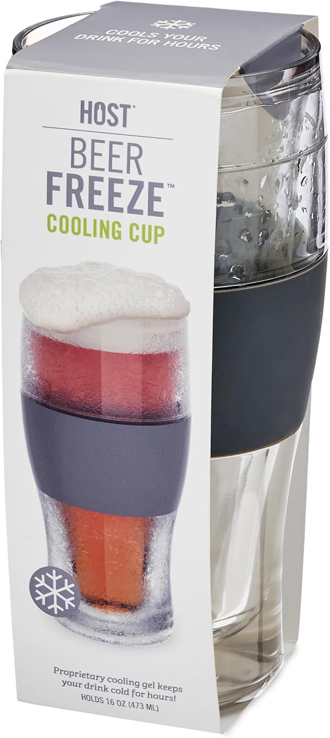Host Freeze Beer Glasses, Frozen Beer Mugs, Freezable Pint Glass Set, Insulated - Image 12