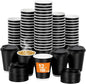 100 Pack 12 oz Disposable Coffee Cups by COOLCAP