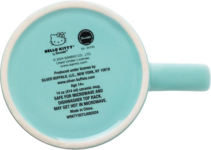 Silver Buffalo Sanrio Hello Kitty Christmas, 2 Pack Ceramic Mug Set, 14oz | - Image 8