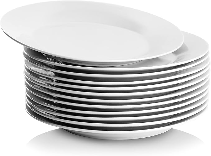 10 Strawberry Street 10.5" Catering Round Dinner Plate - Image 4