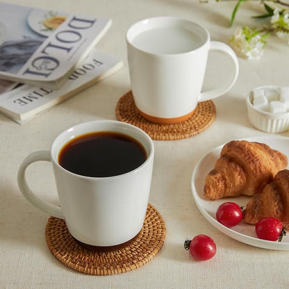 Sweese Porcelain Coffee Mugs Set of 4-16 Ounce -Microwavable, Coffee Cups - Image 3