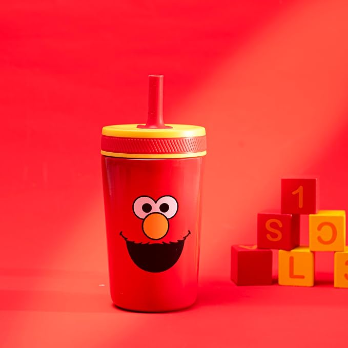 Zak Designs Sesame Street Kelso 12oz Stainless Steel Leak-Proof Toddler Cup | - Image 2