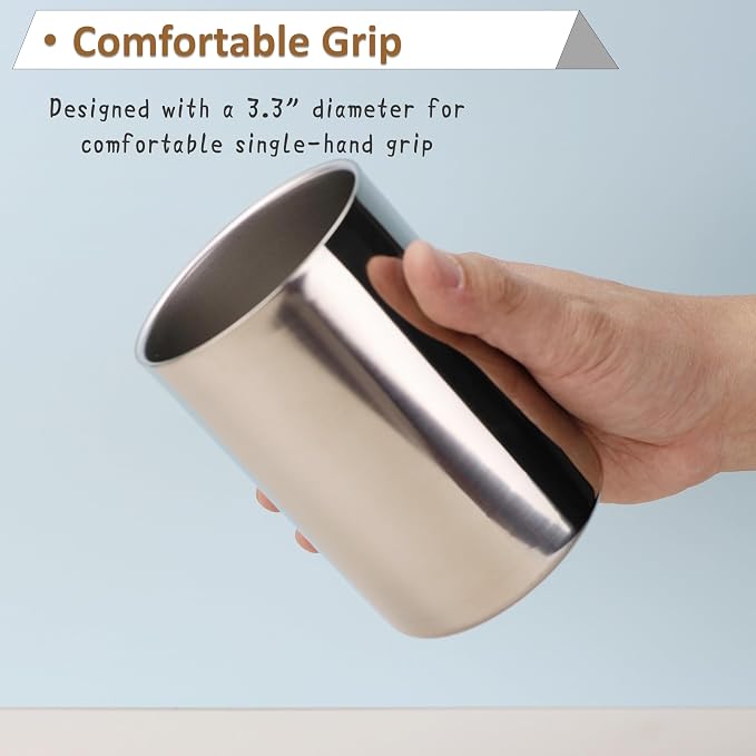 2‑Pack Stainless Steel Double Wall Cups - Image 3