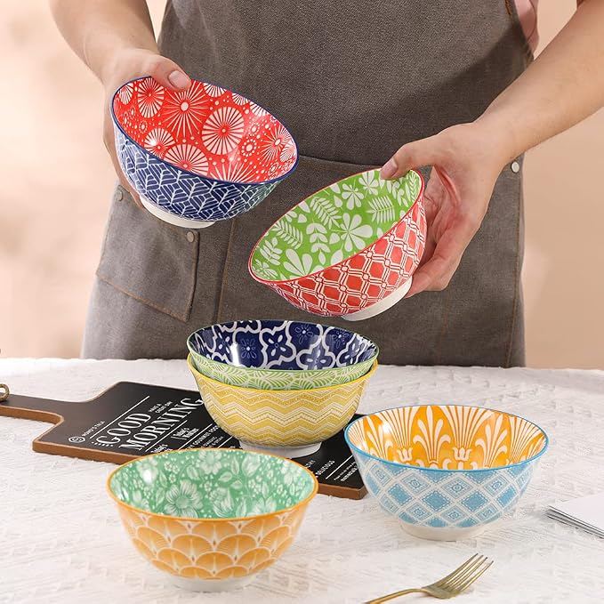 Cereal Bowl Porcelain Soup Bowls - Image 2