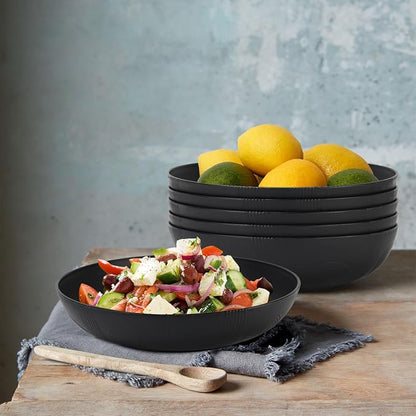 10inch Wheat Straw Big Bowls Set of 6 - Image 4