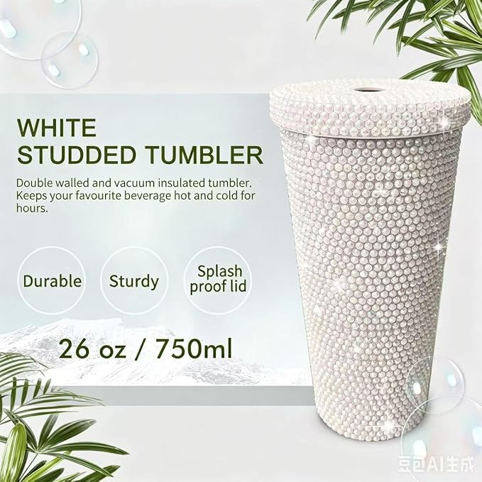 26oz Bling Rhinestone Tumbler - Image 2