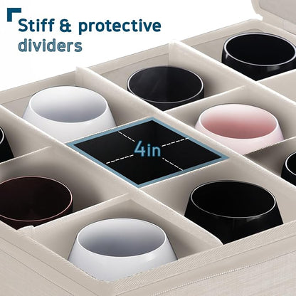 Hearth & Harbor Wine Glass Storage Box - Image 4