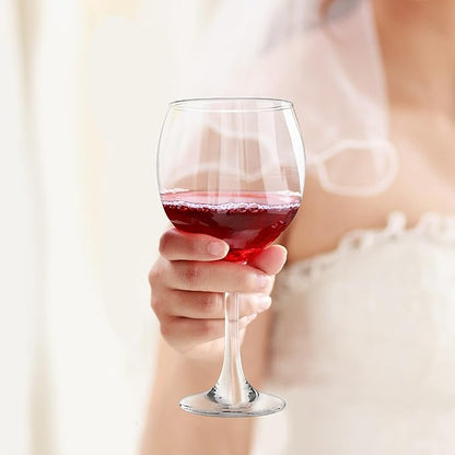 DISCOUNT PROMOS Premiere Wedding Wine Glasses 20.5 oz. Set of 12, Bulk Pack - Restaurant Glassware, Perfect for Red Wine or White Wine - Clear