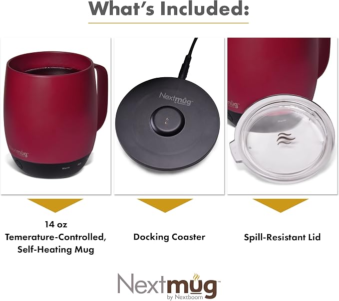 Nextmug - Temperature-Controlled, Self-Heating Coffee Mug - Image 3