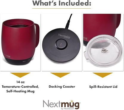 Nextmug - Temperature-Controlled, Self-Heating Coffee Mug - Image 3