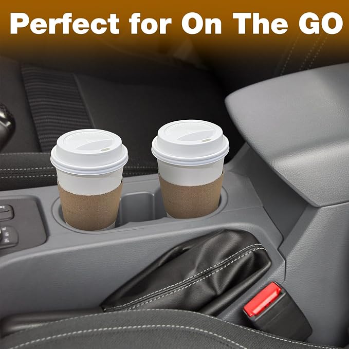 Ginkgo 100 Pack 16 oz Disposable Coffee Cups - Image 4