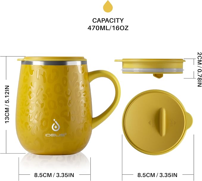 Ideus 16 oz Insulated Coffee Mug - Image 5