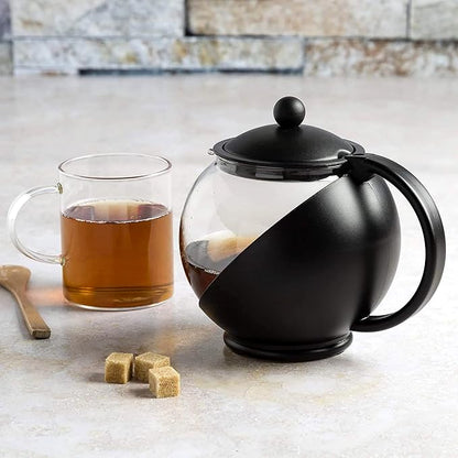 Primula Half Moon Teapot with Removable Infuser, Glass Tea Maker with Reusable - Image 10