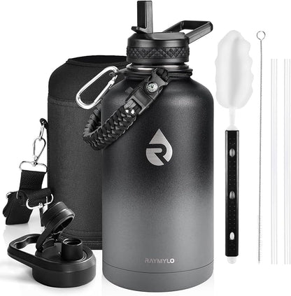 RAYMYLO Insulated Water Bottle 64 oz, Triple Wall Vacuum Stainless Steel | by RAYMYLO