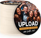 40 Pack, Personalized Drink Coasters, Custom Cardboard Coasters with Photo and Text, Design Your Own Coaster for Events, Parties, Bars, and Unique Gifts, 3.95" Round