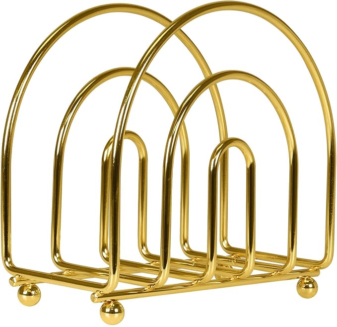 Blue Donuts Gold Arc Collection Napkin Holder – Napkin Holders - Image 2