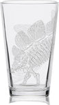 LumEngrave STEGOSAURUS SKELETON Engraved Beer Pint Glass | Dino Dinosaur Jurassic Paleontology | Great Gift Idea!