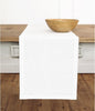 Solino Home 100% Pure Linen Table Runner White, Fete 14 x 132 Inch Long | Table by SolinoHome