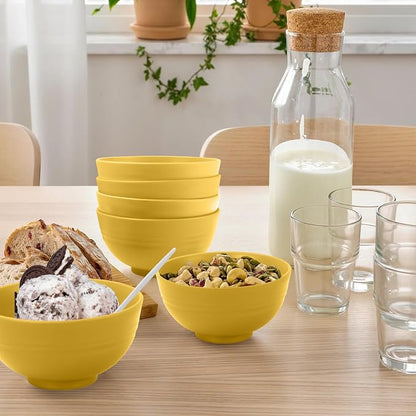 wheat straw icecream bowls 10oz set of 8 - Image 6