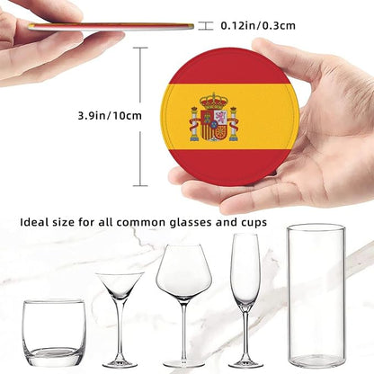 Spanish Flag Coasters for Drinks - Image 3