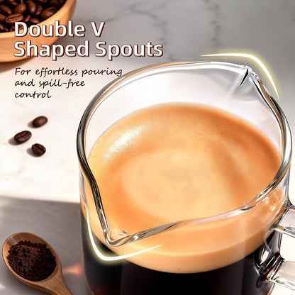 DWTS DANWEITESI Espresso Cups Set of 2: Espresso Machine Accessories - Image 3