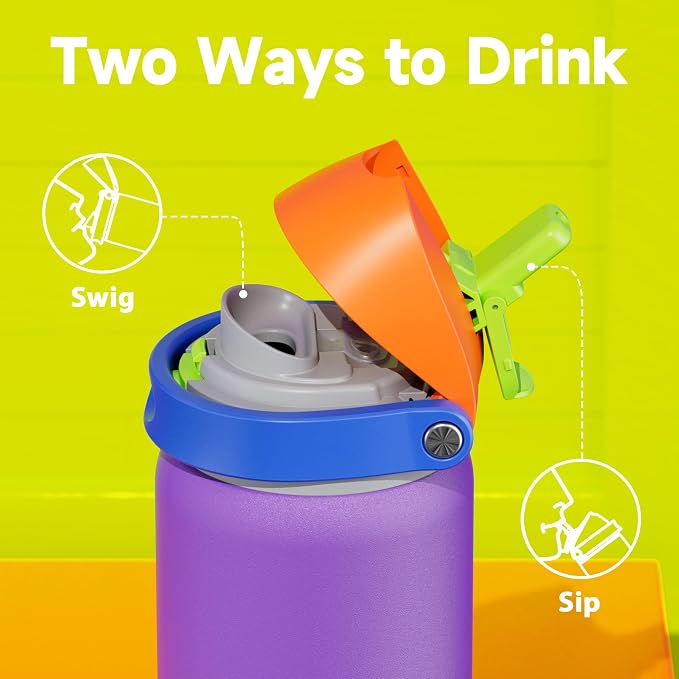 32 oz Insulated Water Bottle for Women: Meoky Stainless Steel Metal Water Bottle - Image 3