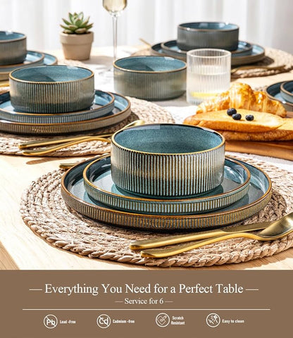 GBHOME Stoneware Dinnerware Sets - Image 5
