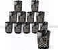 Handicrafts Home Viking Horn Shot Glasses Set of 12, Rustic Viking Drinkware by HandicraftsHome