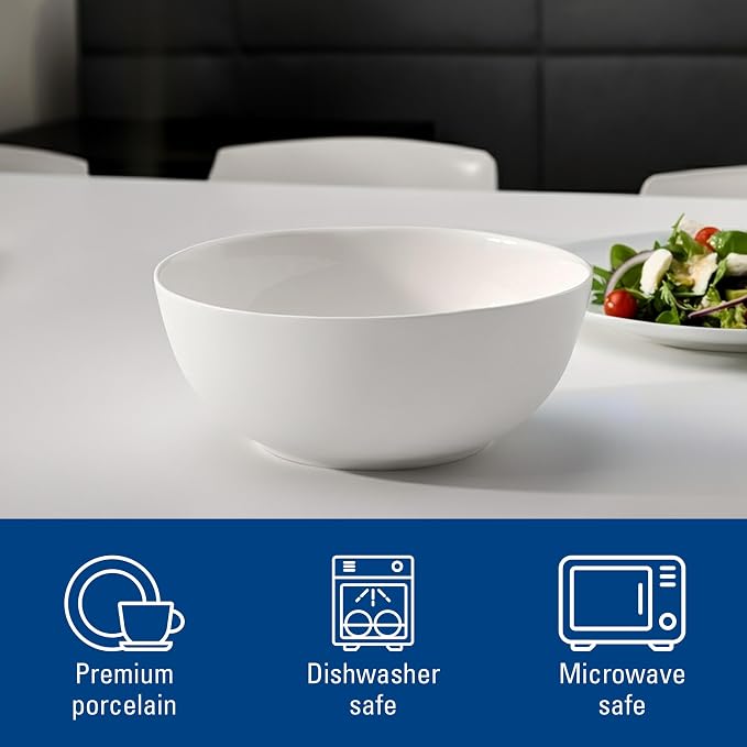 Villeroy & Boch For Me Round Vegetable Bowl, 9 in, Premium Porcelain, made in - Image 4