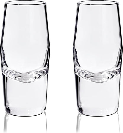 Viski Heavyweight Crystal Shot Glasses Set of 2 - Image 10